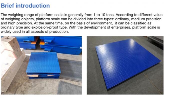 3000kg Digital Weight Floor Scale Electronic Platform Scale with Ramp