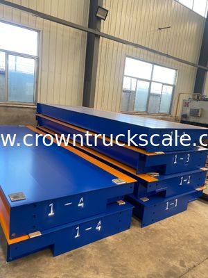 3*16m 60 Ton Car Scale with Good Quality Truck Weigh Bridge Scale 60t Industry Weighing Digital Weigh B